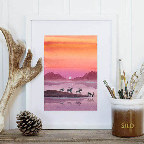 Artprint - Colours of the midnight sun